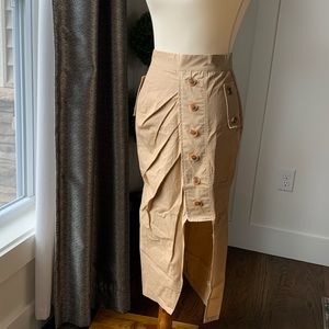 Boohoo Tall Asymmetrical Pencil Skirt